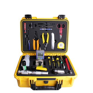 MT-8428 Fibre Connector Assembly Tool Box Optical Fiber Tool Case with Splicing Machine