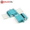 MT-1032-LC2 LC Female Connector Multimode APC Duplex OM3 4 Core Fiber Optic Adapter