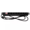 MT-U6100 1U 8 Way EU PDU Aluminum Rack Power