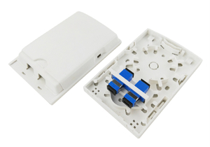 MT-1211 Wall Mount Type Indoor Plastic 2 Core Terminal Box for Fiber Optic Cabling