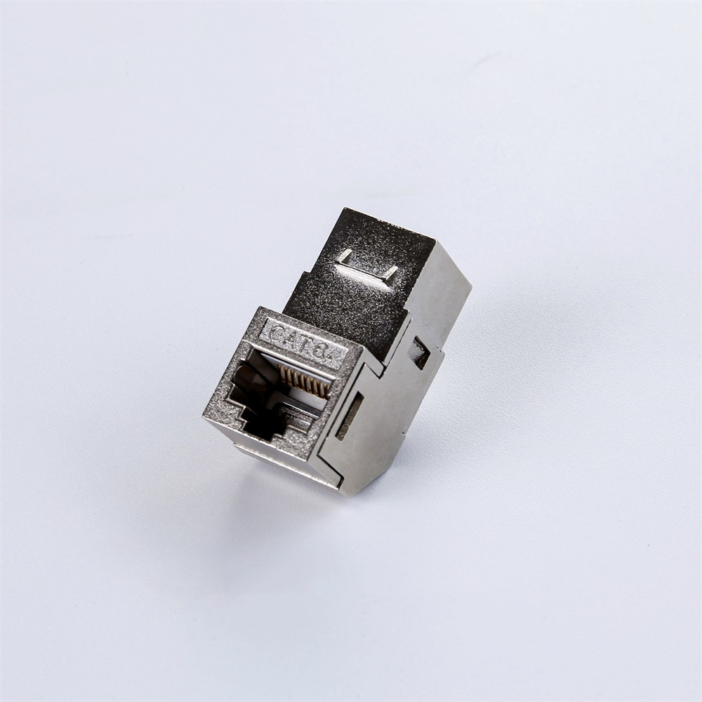 MT-5213 90-degree Angle Module CAT6A Shielded Network Module RJ45 Network Module Modular Keystone Jack