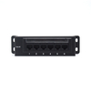 MT-4028-A 6 Ports UTP T568 Wall Mounted Cat5e Network Cable Patch Panel