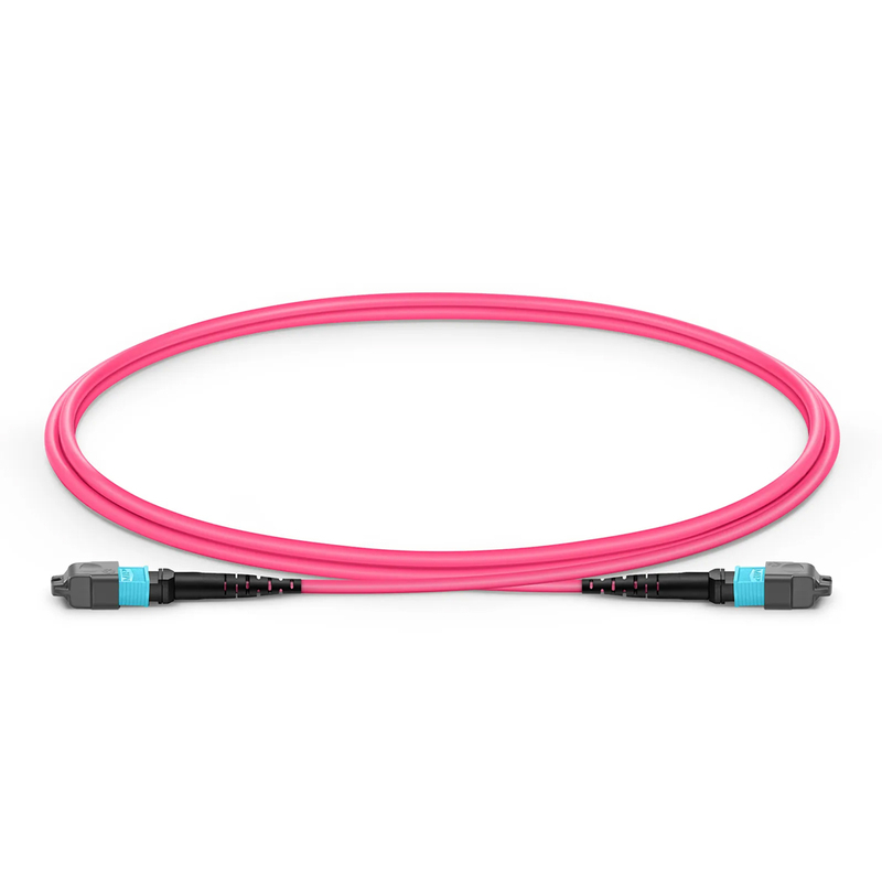 1m MTP-1251 UPC OM4 Fiber Jumper OFNP Type B for DC