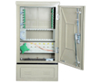 MT-1302 Double side double doors 96 core outdoor standing type fibers SMC fiber optic cross connection cabinet