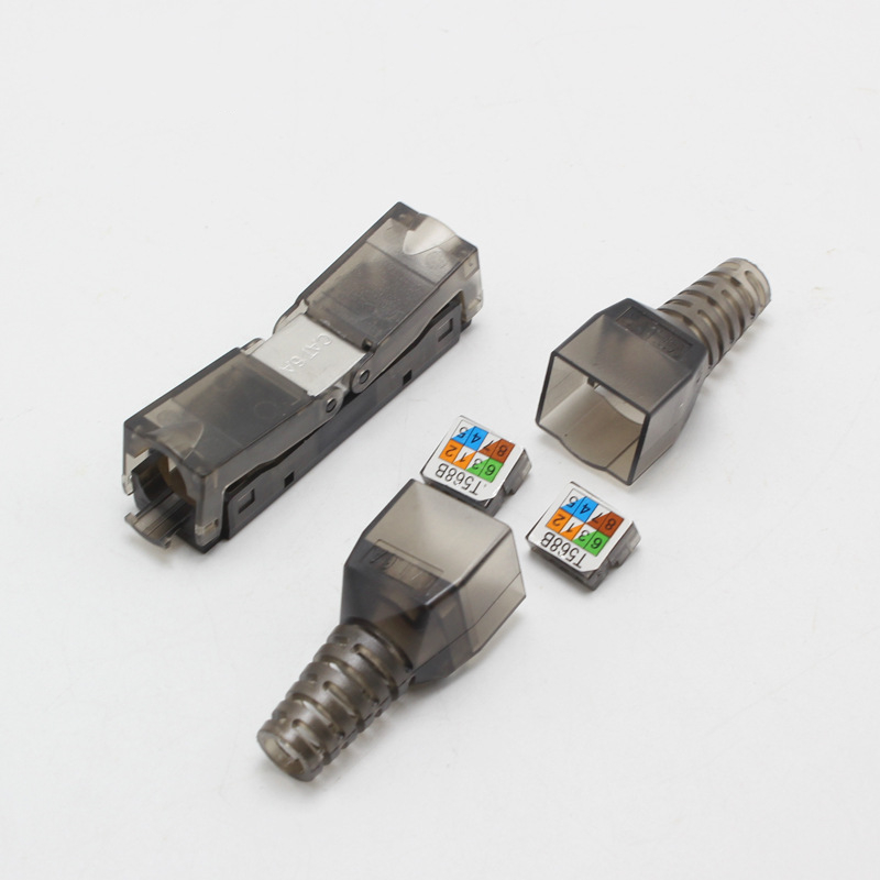 MT-5062 cat6a cat7 unshielded toolless keystone jack Network cable extender CAT.6A CAT.7 RJ45 toolless modular plug connector