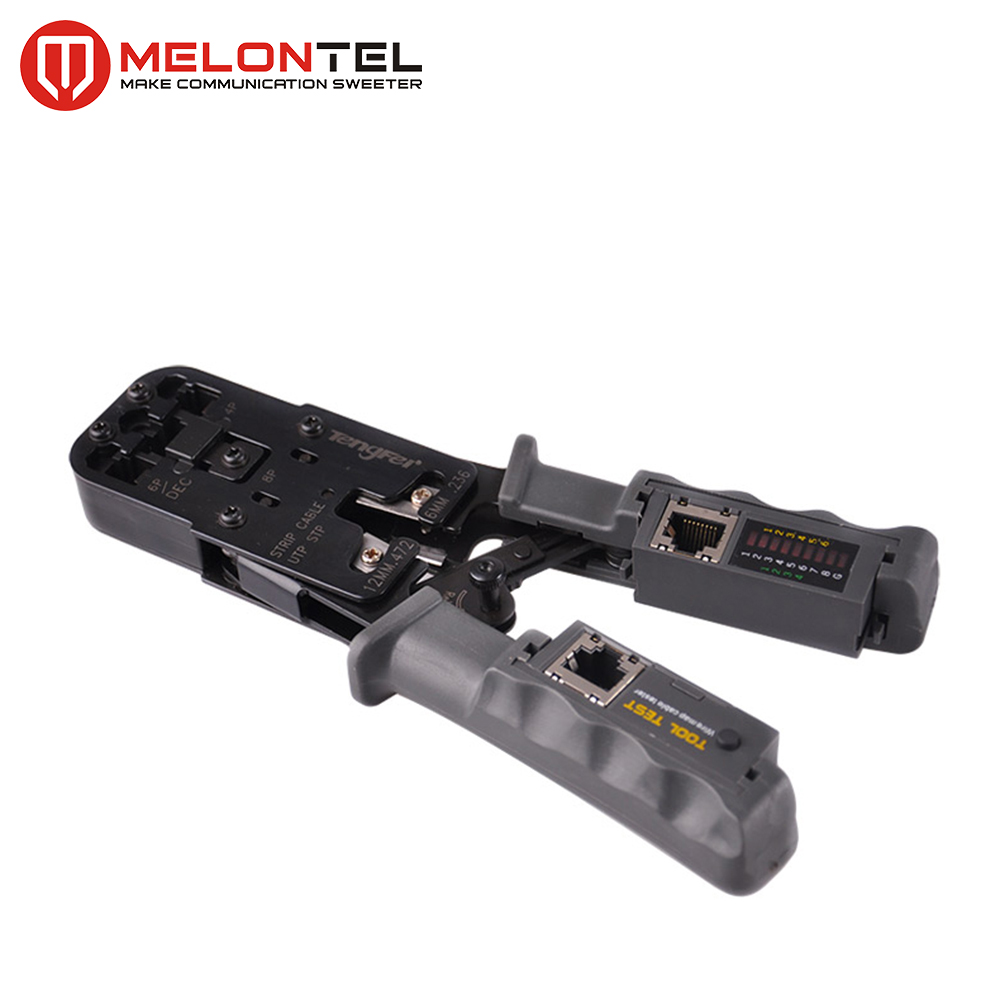 MT-8107 Fiber 4P+6P+8P Crimping Tool with Cable Tester
