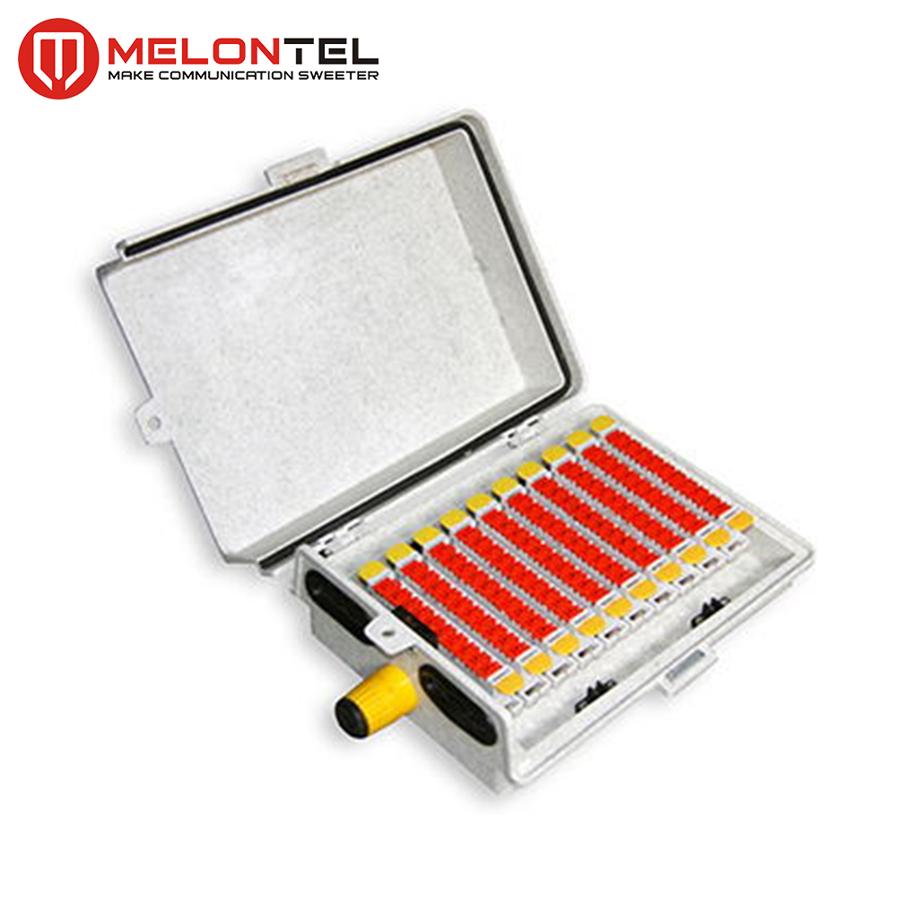 MT-3514 30 50 100 pair outdoor gel-filled 3M 2810 type metal QCS distribution box