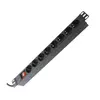 MT-U6100 1U 8 Way EU PDU Aluminum Rack Power