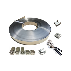 MT-1709 Fully Stocked 3/4" Width 201 Stainless Steel Hose Clamp