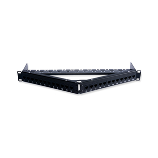 MT-4210 24 Port Network Patch Panel 24 Port 1u Blank Patch Panel with Cable Manager