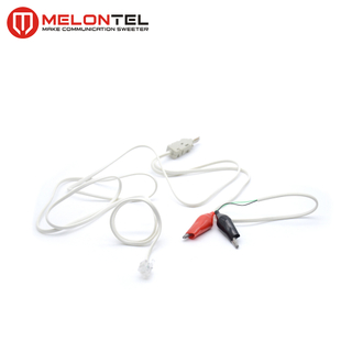 MT-2154 2 pin RJ11 test cable with alligator clip 
