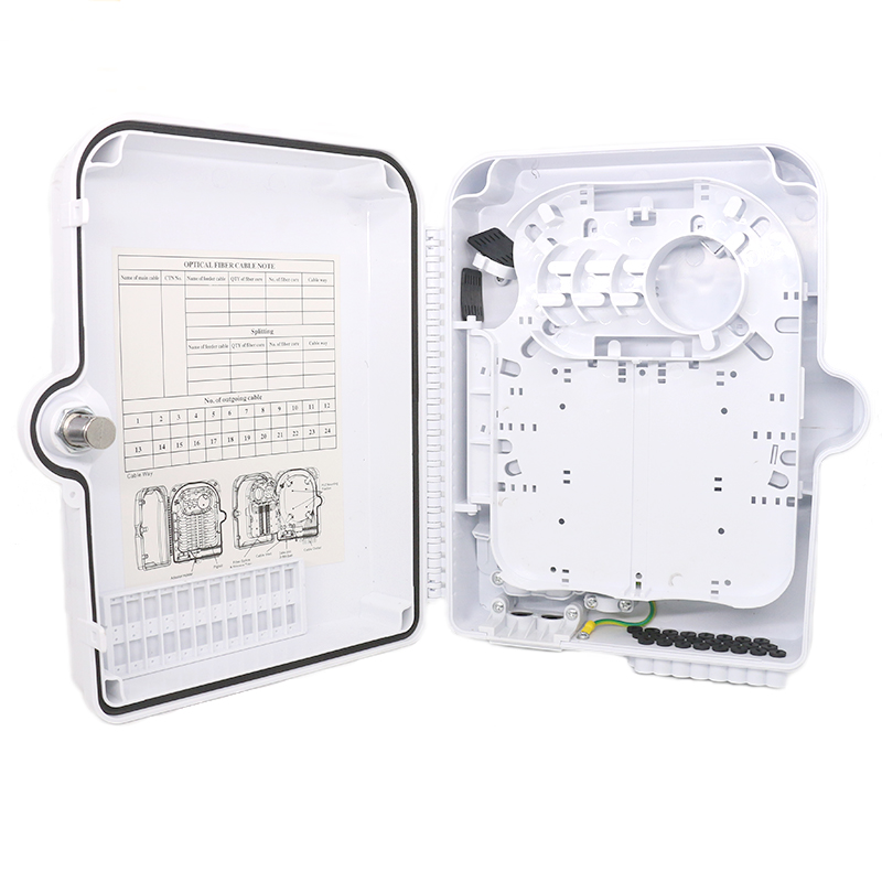 MT-1418 Outdoor ABS Plastic 8 12 Core 2 in 12 24 Out Sc Splice Closure FSB Fiber Optic Distribution Box