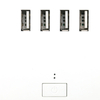 MT-5962 Four Position USB Face Plate Socket with Switch And LED Lamp 220V To 5V Socket 4 Port USB Multi Port USB Socket