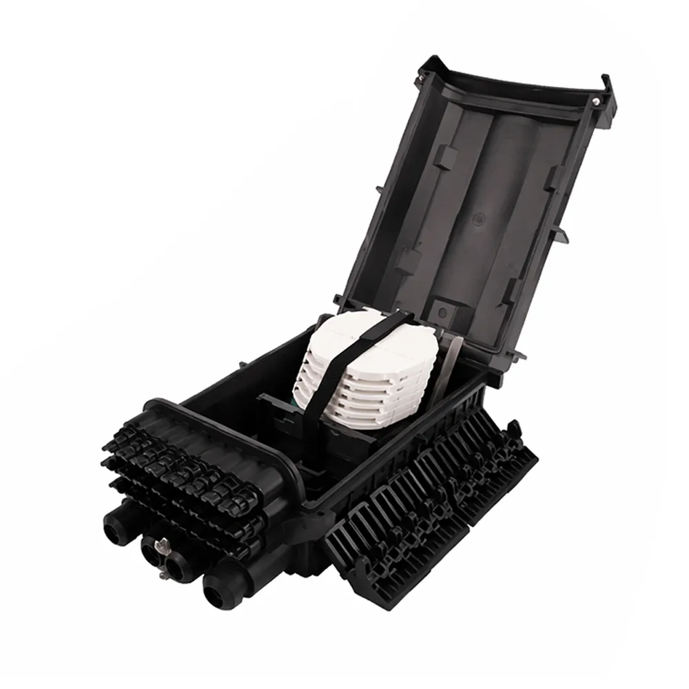 144 Fiber Splice 24 Port Outdoor Fiber Termination Box IP68 Waterproof PP Enclosure - MT-1523H