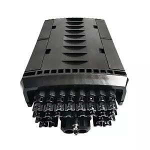 96 Port Outdoor Fiber Termination Box IP68 Waterproof Black PP Enclosure - MT-1523-24
