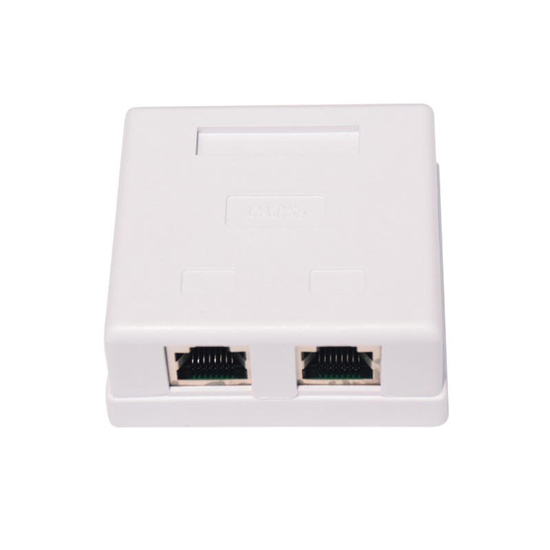 MT-5828 Single Dual Port STP Type RJ45 Keystone Jack Network Surface ...