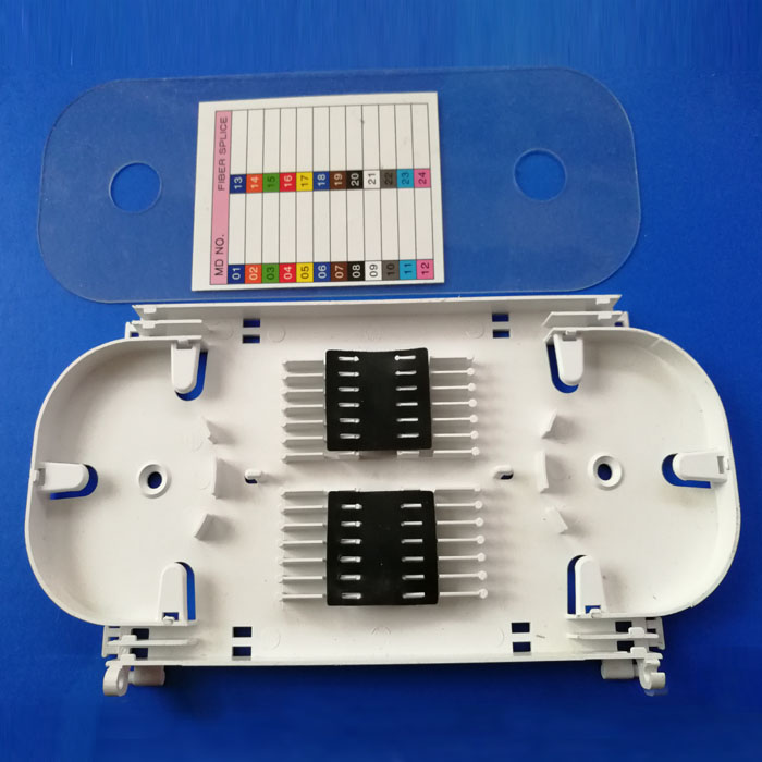 MT-1030 24 Core Optical Splicing Tray with Transparent Cover Used in Fiber Optic Splice Closure
