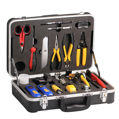 MT-8427 FTTH Stripper Crimping Tool Optical Fiber Splicing Tool Case Box Tool Kit