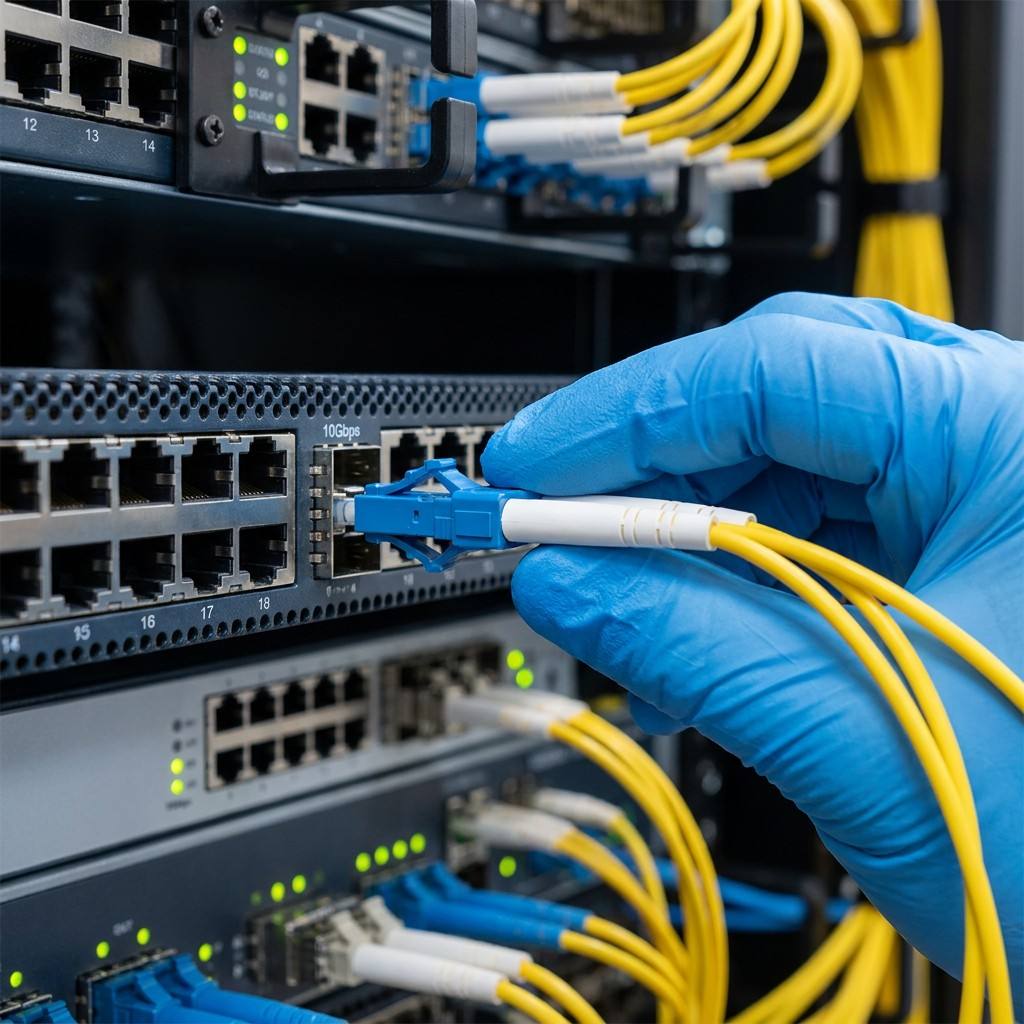 LC to LC Duplex Fiber Optic Patch Cable OS2 Single Mode 9/125um LSZH Telecom Grade Jumper - Melontel MT-L1661