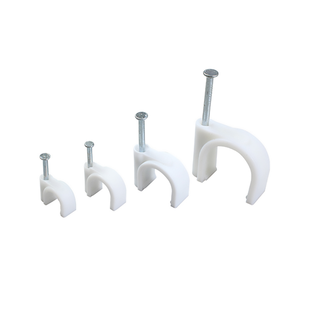 MT-4537 Cable Manager Network Cable Holder Clips with Nail Cable Clips