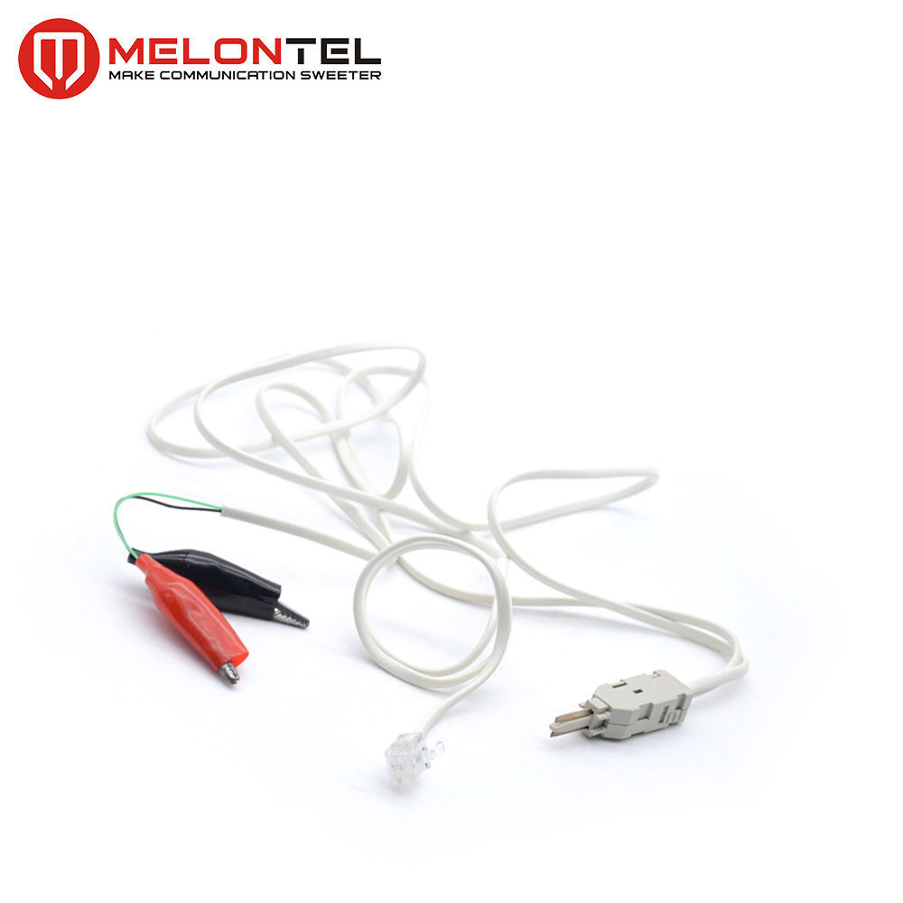 MT-2154 2 pin RJ11 test cable with alligator clip 