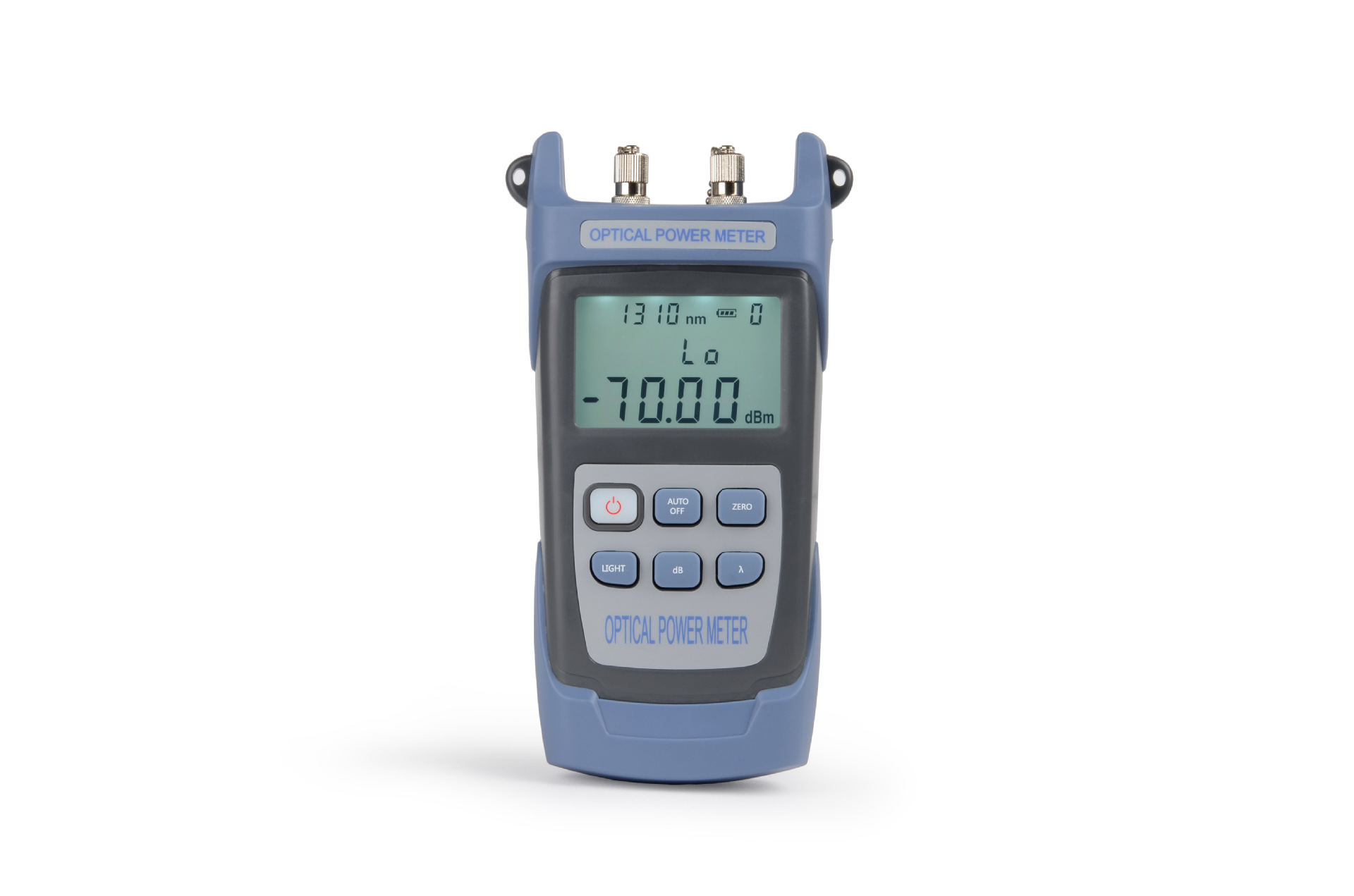 What are the precautions for using the optical power meter?