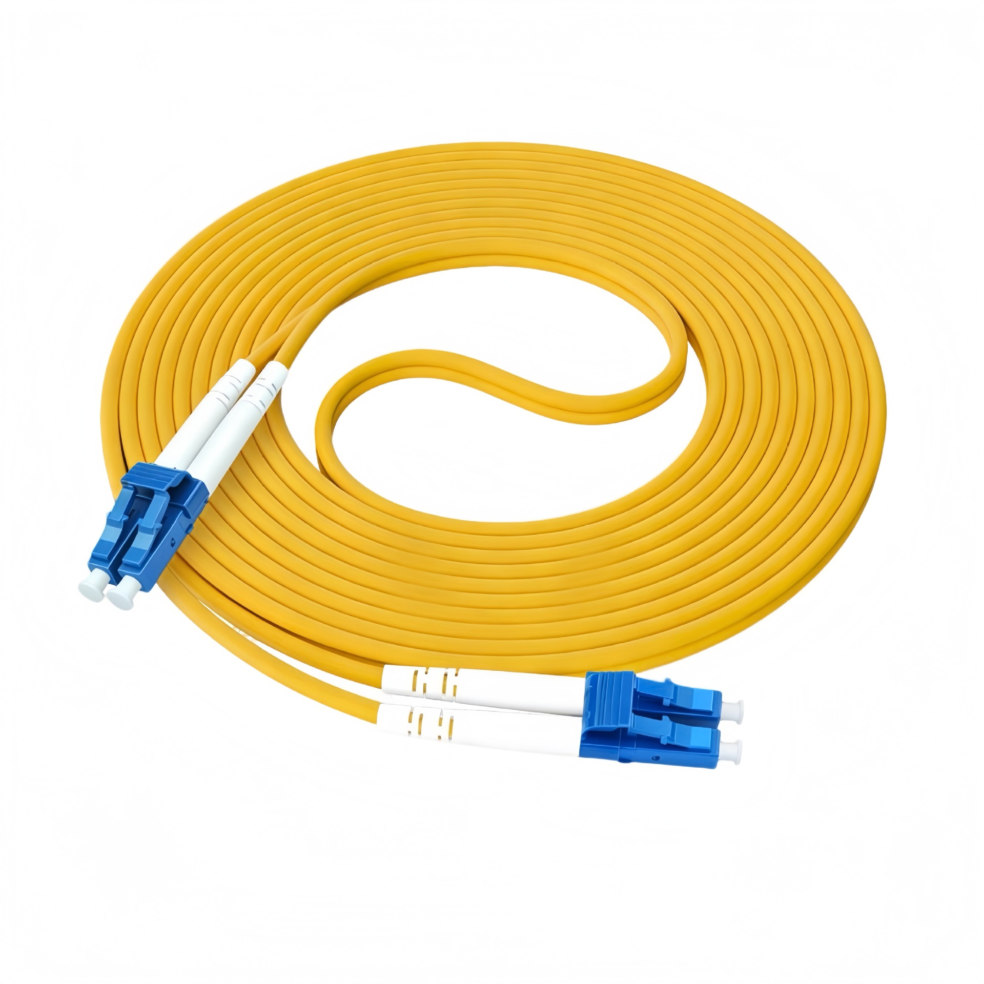 LC to LC Duplex Fiber Optic Patch Cable OS2 Single Mode 9/125um LSZH Telecom Grade Jumper - Melontel MT-L1661