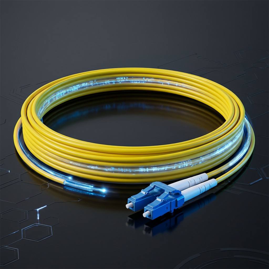 LC to LC Duplex Fiber Optic Patch Cable OS2 Single Mode 9/125um LSZH Telecom Grade Jumper - Melontel MT-L1661